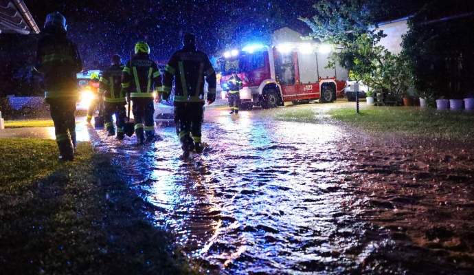 Heftiges Unwetter: Über 800 Einsätze allein in Oberösterreich