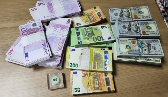 Sırbistan sınır polisi bu sefer 840.000 Euro’ya el koydu