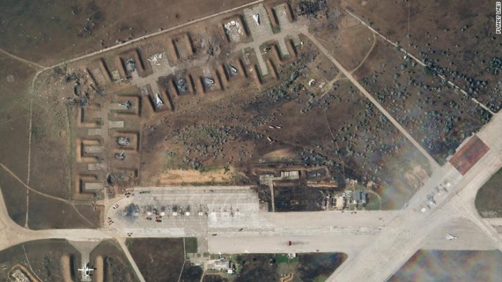 Sieben russische Kampfflugzeuge wurden zerstört
