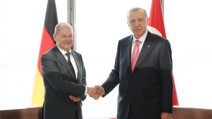 Erdoğan ve Scholz bir araya geldi
