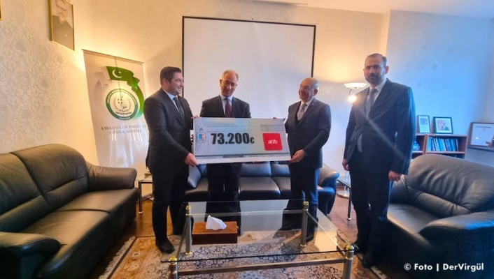 Atib’den Pakistan’a 73.200 Euro destek