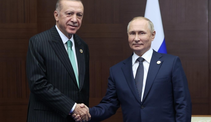 Erdoğan ve Putin, bir araya geldi… | “Türkiye en güvenli güzergah”