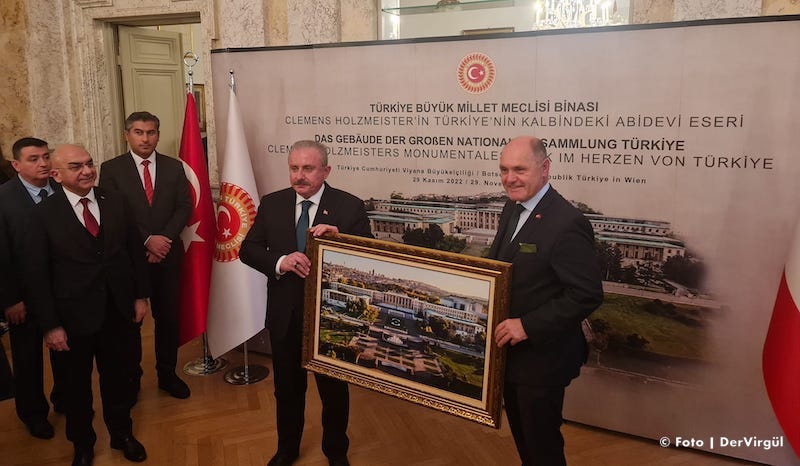 Meclis’in Avusturyalı mimarı anısına Viyana’da sergi