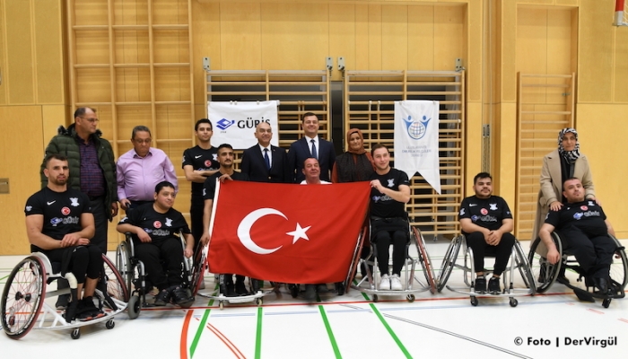 Viyana’da Oynanan Tekerlekli Sandalye Basketbol Karşılaşmasını Türkiye Kazandı