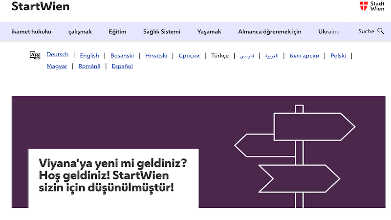 Viyana’ya yeni taşınan göçmenlere, Almanca dersleri için 150 Euro’luk yardım