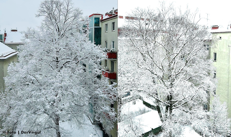Kar üşüyenler için romantik yağmaz…