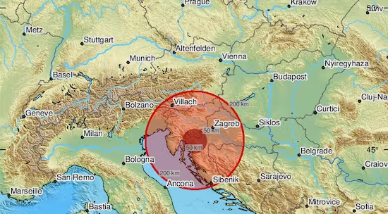 Hırvatistan’da deprem | Avusturya’da hissedildi