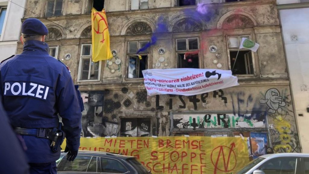 Viyana’da kira artışları, işgalle protesto edildi