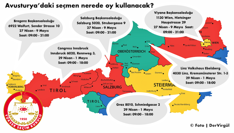 Avusturya’daki seçmen 27 Nisan – 9 Mayıs tarihleri arasında sandığa gidecek