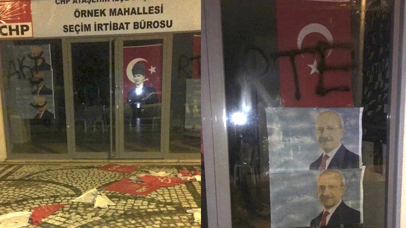 CHP temsilciliğine saldırı | 8 şüpheli aranıyor
