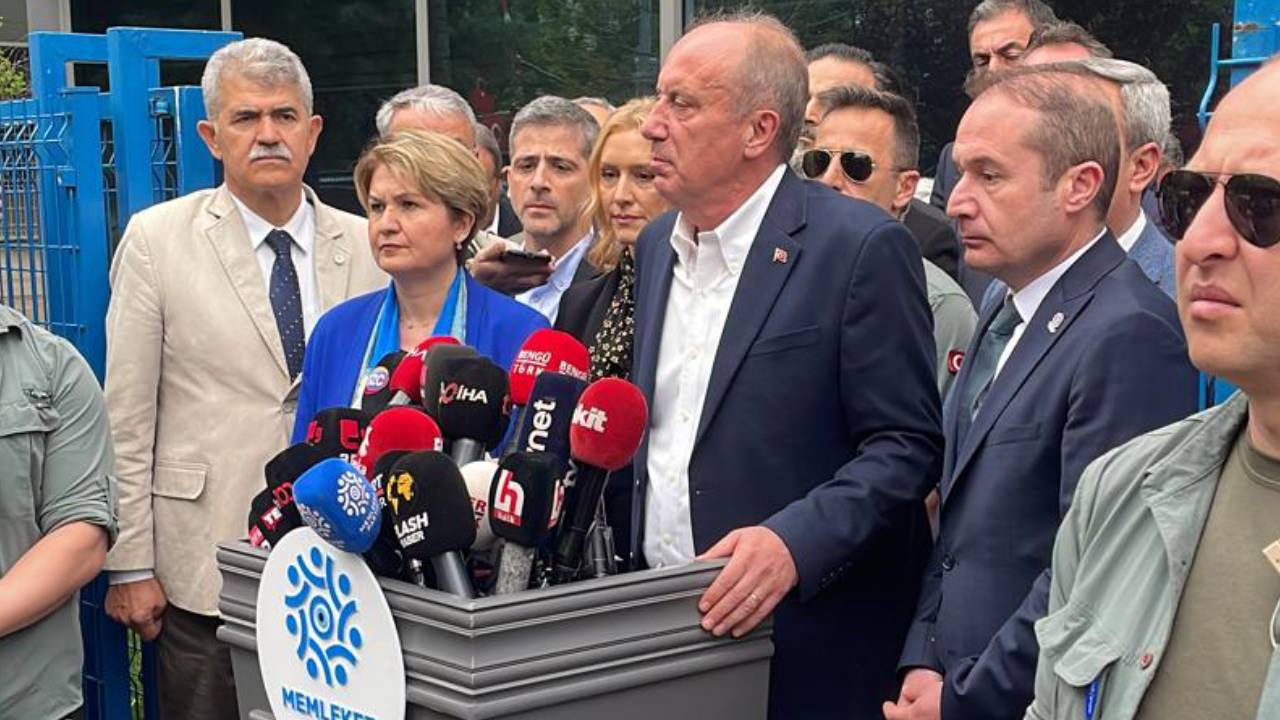Muharrem İnce, cumhurbaşkanı adaylığından çekildi