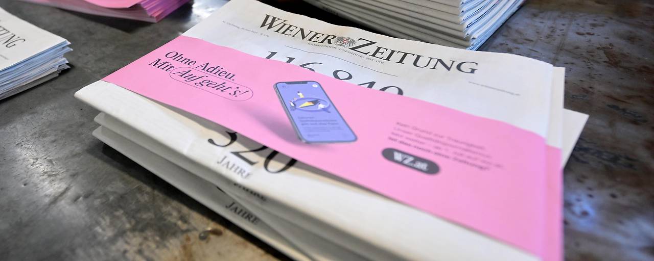 Dünyanın en eski gazetesi Wiener Zeitung kapandı