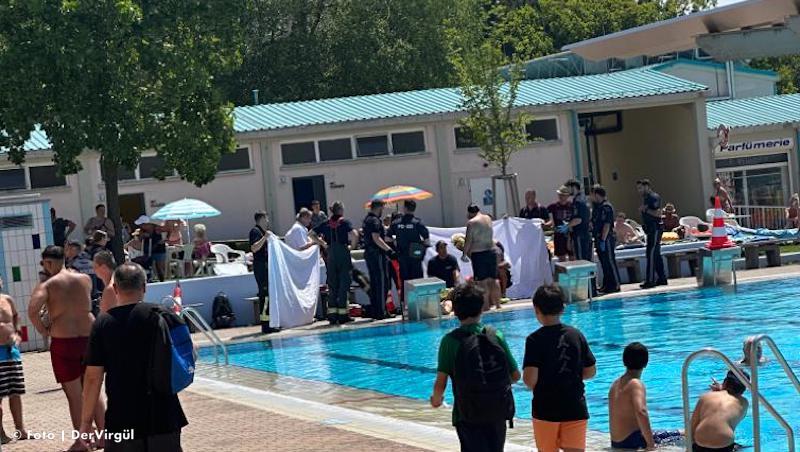 Havuzda boğulma tehlikesi geçiren adam helikopterle hastaneye kaldırıldı