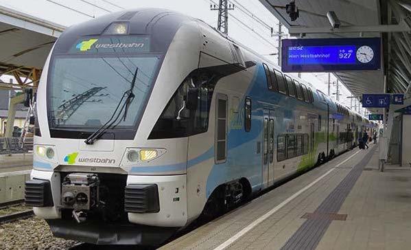 Westbahn [Batı demiryolu] Viyana’dan Graz ve Villach’a sefer düzenleyecek