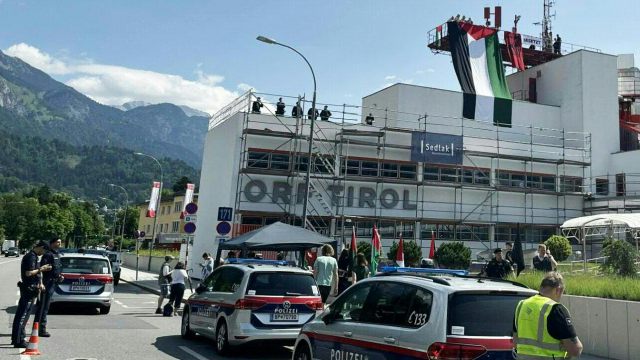 Avusturya Devlet Televizyonu [ORF] Filistin yanlısı aktivistler tarafından işgal edildi