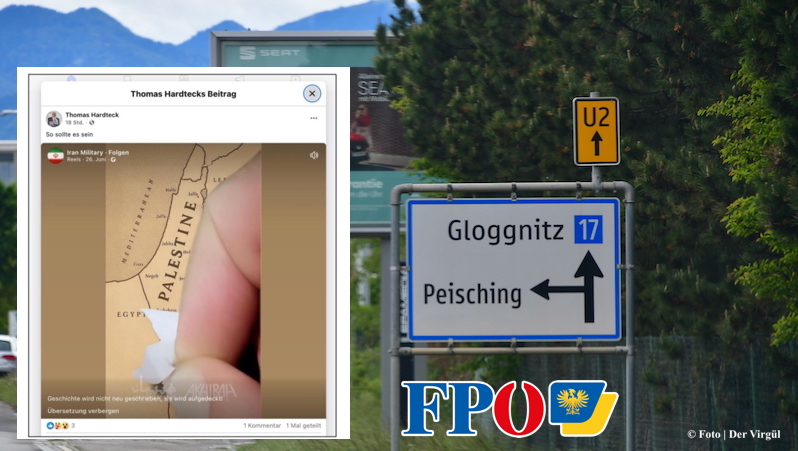 FPÖ, “İsrail devleti yeryüzünden silinmeli” diyen meclis üyesini ihraç etti