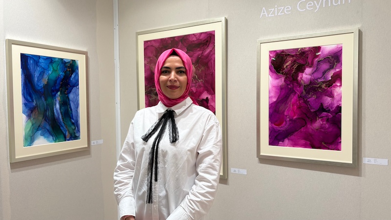 Vienna Highlights Sanat Fuarı’nda Azize Ceyhun Sergisi