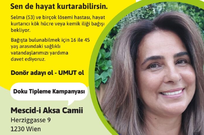 Selma İçin Umut Ol | Viyana’da Kök Hücre ve Kemik İliği Donör Kampanyası