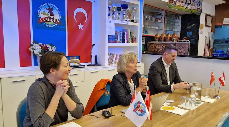 Viyana Sosyal Fonu, Samsunlular Derneği’ne misafir oldu