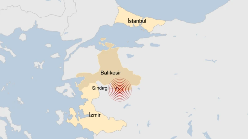 Balıkesir’de 6,1 büyüklüğünde deprem