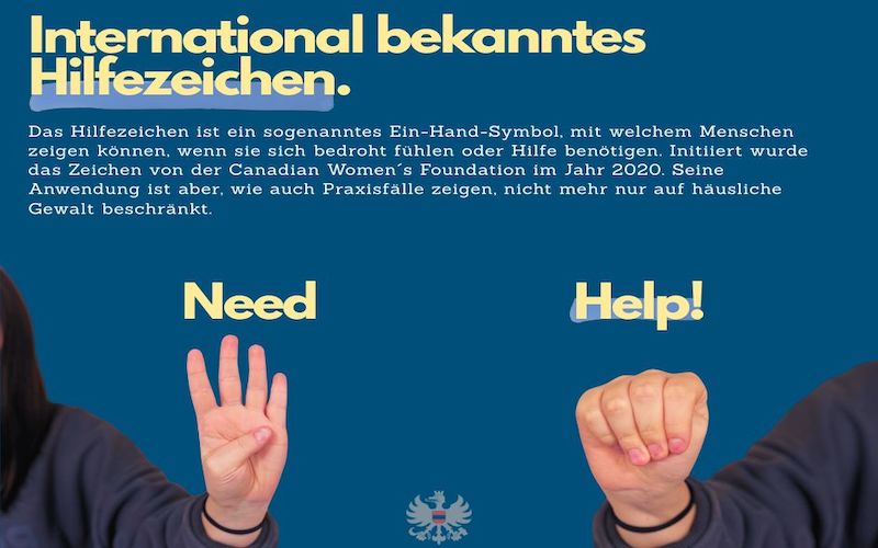 Viyana Polisi ‘Yardım İşareti’ne Dikkat Çekti