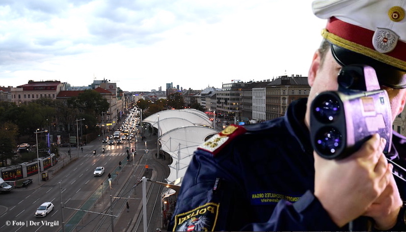 Viyana’da polis beş hız tutkununu durdurdu, bir araca el konuldu