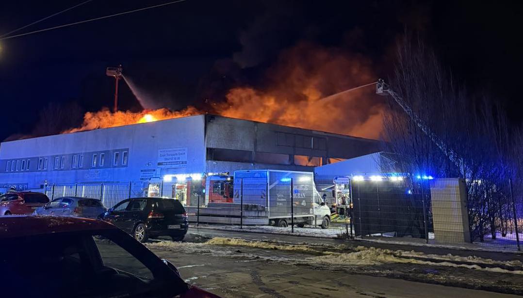 Viyana’daki şirket binasında büyük yangın