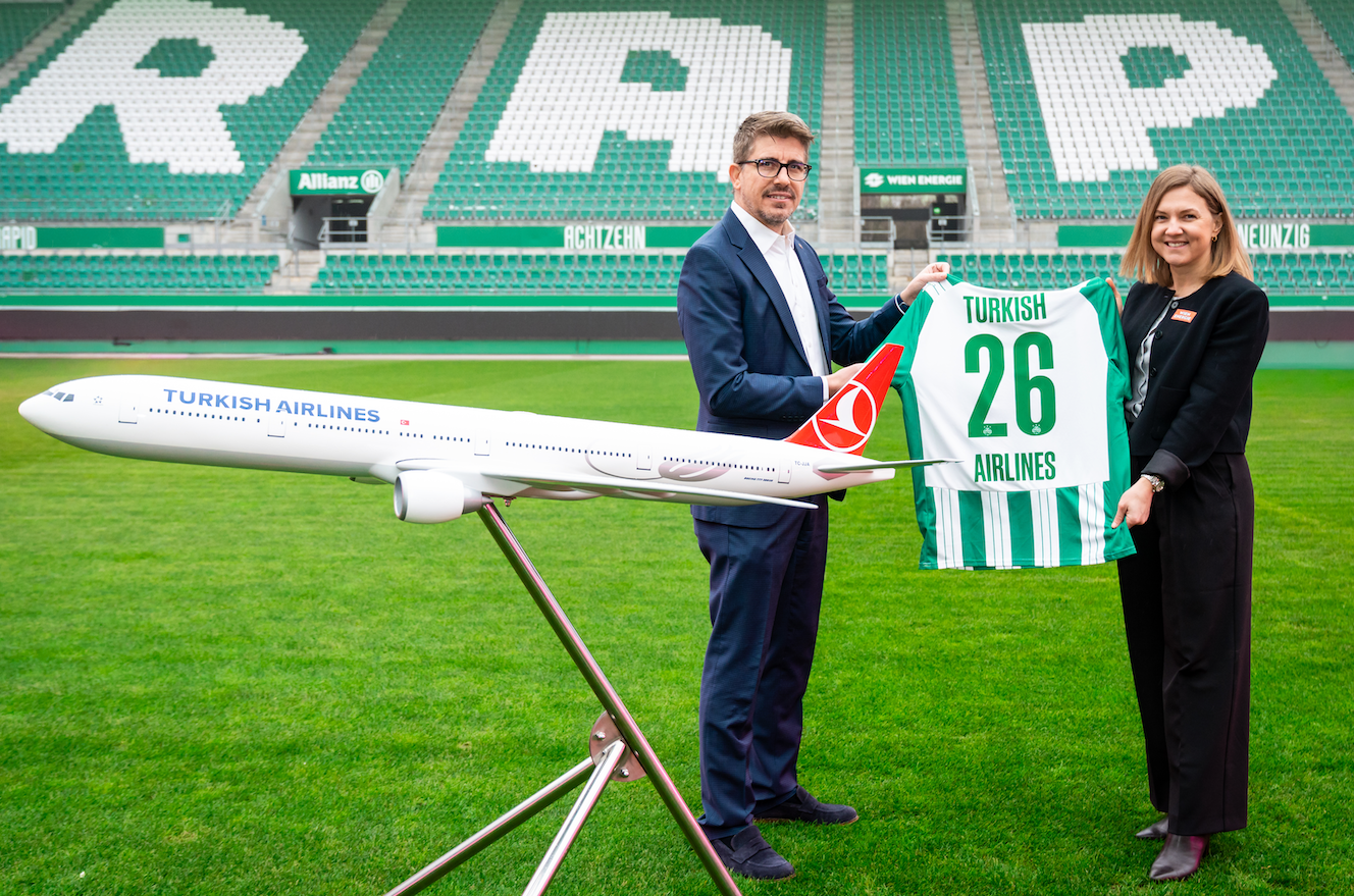 Türk Hava Yolları, SK Rapid’in resmi hava yolu partneri oldu