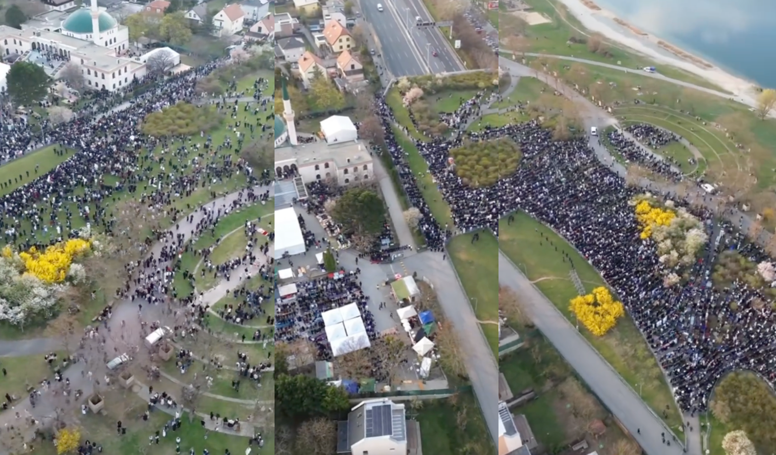 Viyana’da 60 bin kişinin katıldığı Bayram Namazına medya nasıl baktı?