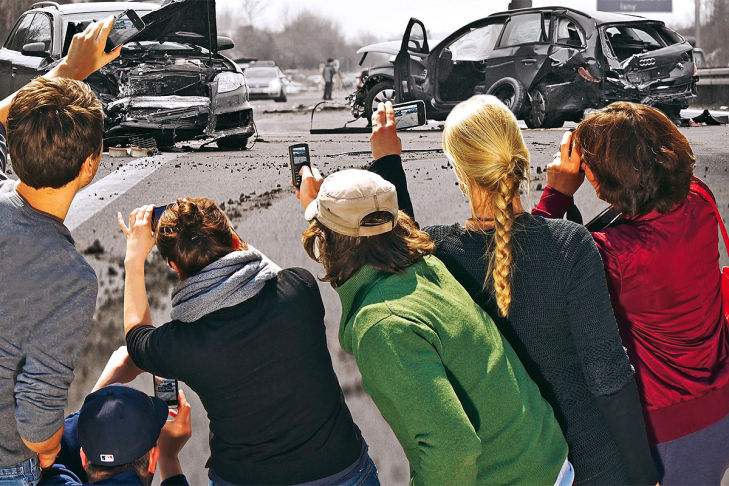 Kazalar | Sosyal medyada saygısız görüntülere tepki